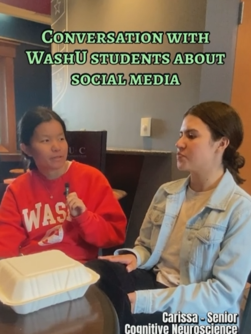 Interview with a WashU student about their social media experience #socialmedia#students #WashU