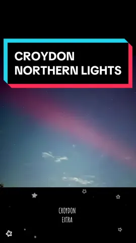 These are 2 of my best pictures I got of the #NorthernLights in #Croydon Its changing all the time so if you cant see it try a different position & time. The first was taken from the   back of my house & the 2nd from the front. #croydonextra #amazing 