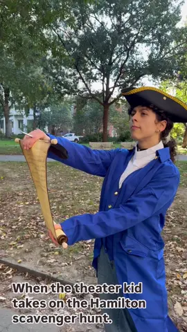 The @Hamilton scavenger hunt hype is rising up…and you’re running out of time! ⭐️ You only have 11 days left to participate for a chance to win free tickets! (Costumes optional) 🤭 Download the Hamilton app today and start solving clues! 🔍 #HAMinPHL