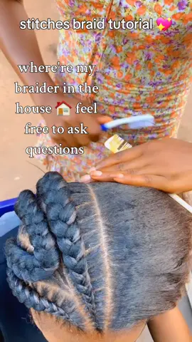 where are my braider in the house 🏠 feel free to ask question 🤔 #fyp #viral_video #ozil_diamond #braidtutorial #stitchbraids #braidersontiktok #goviraltiktok @PENNY PHIL☺️🤍💫 