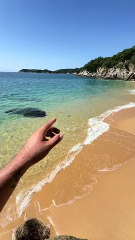 Playa la esperanza 🇲🇽 #huatulco #oaxaca #playasdemexico #playavirgen #adondeir #explora #lugares 