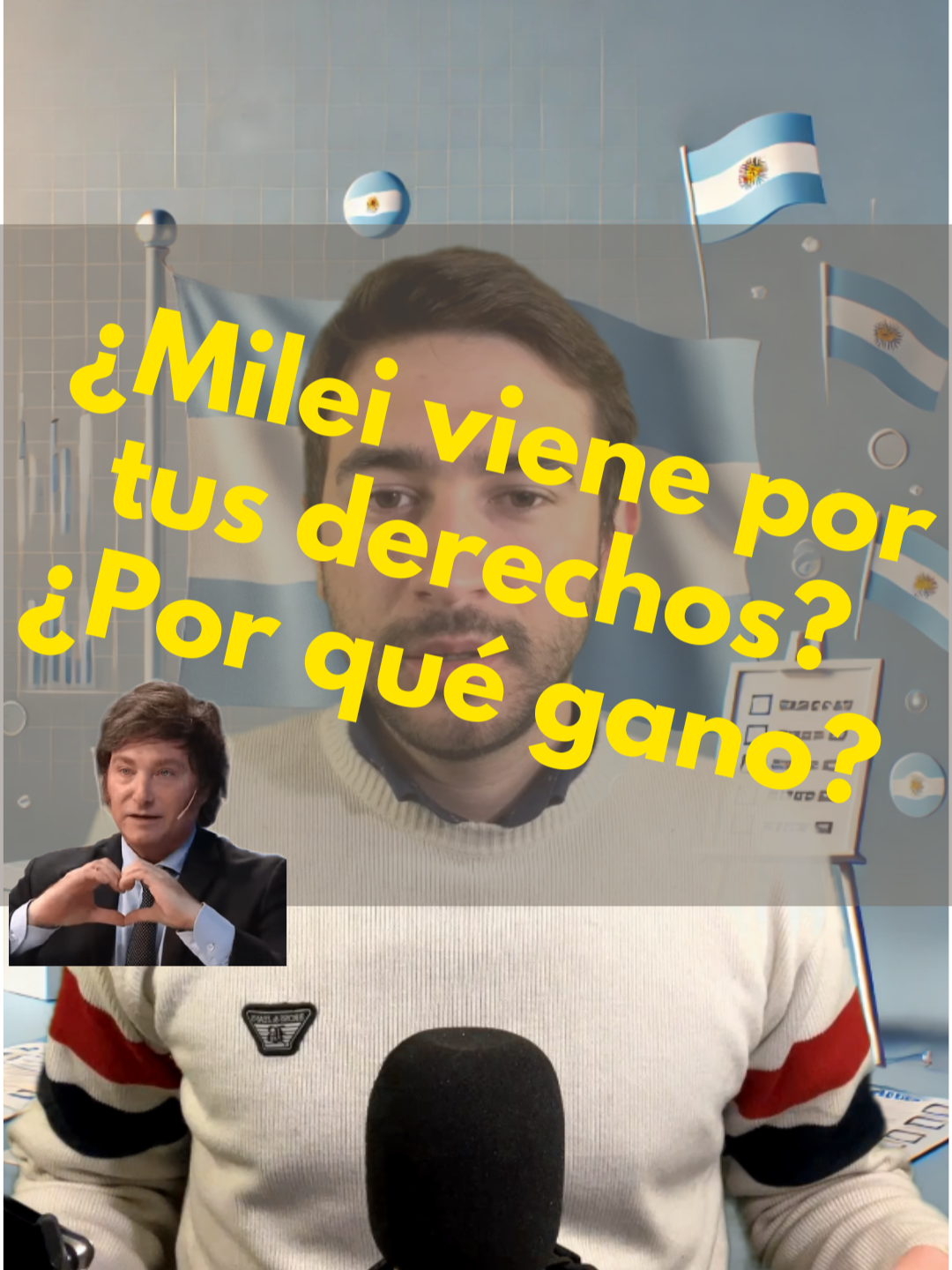 ¿Por qué gano Milei? , ¿Viene por tus derechos? #milei #mileipresidente #milei2024 #argentina #liberalismo #liberalismo🐍 #democracia #politica #historia #economia #elecciones2023 #elecciones #greenscreen