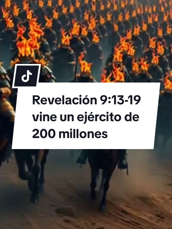 Revelación 9:13-19  Cuando los 4 angeles sean desatados del rio Eufrates ellos vienen a eliminar a la 3 pt de la población mundial  #videoviral  #librorevelacion  #profeciasbiblicas  #rioeufrates  #biblia 