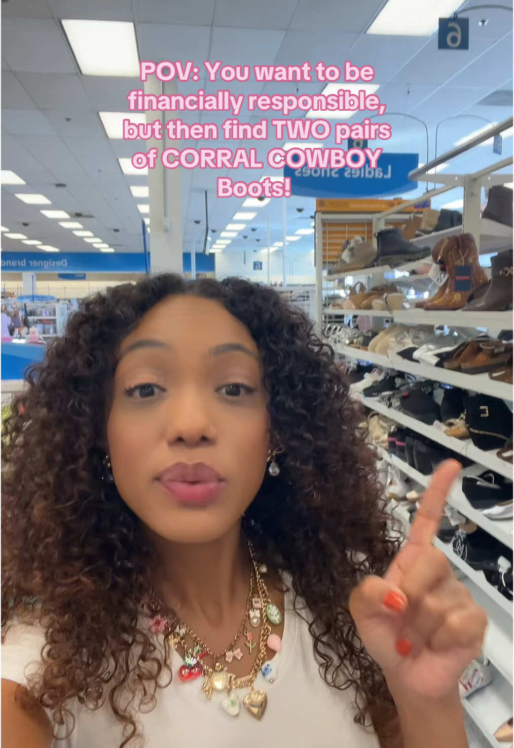 But I’m at Ross! That’s being financially responsible no? 🥰😂 @Ross Dress for Less @Corral Boots #rossfinds #cowgirlboots #boots #fall #fallfashion #leopard #shoptok #lol #funny #relateable #financiallyresponsible 