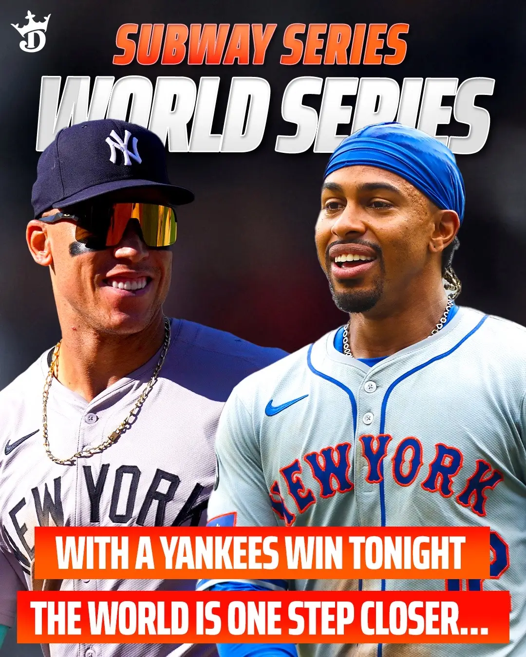 Imagine a world where the Mets and Yankees met up once more in the World Series 🤯 #newyork #nyc #yankees #mets #newyorkyankees #newyorkmets #baseball #MLB