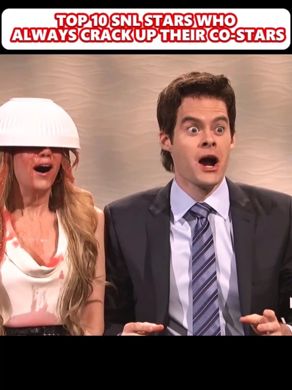 Part 3 - Top 10 SNL Stars Who Always Crack Up Their Co-Star #snl #snlsketch #billhader #kristenwiig #funnyvideos #stars #fyp