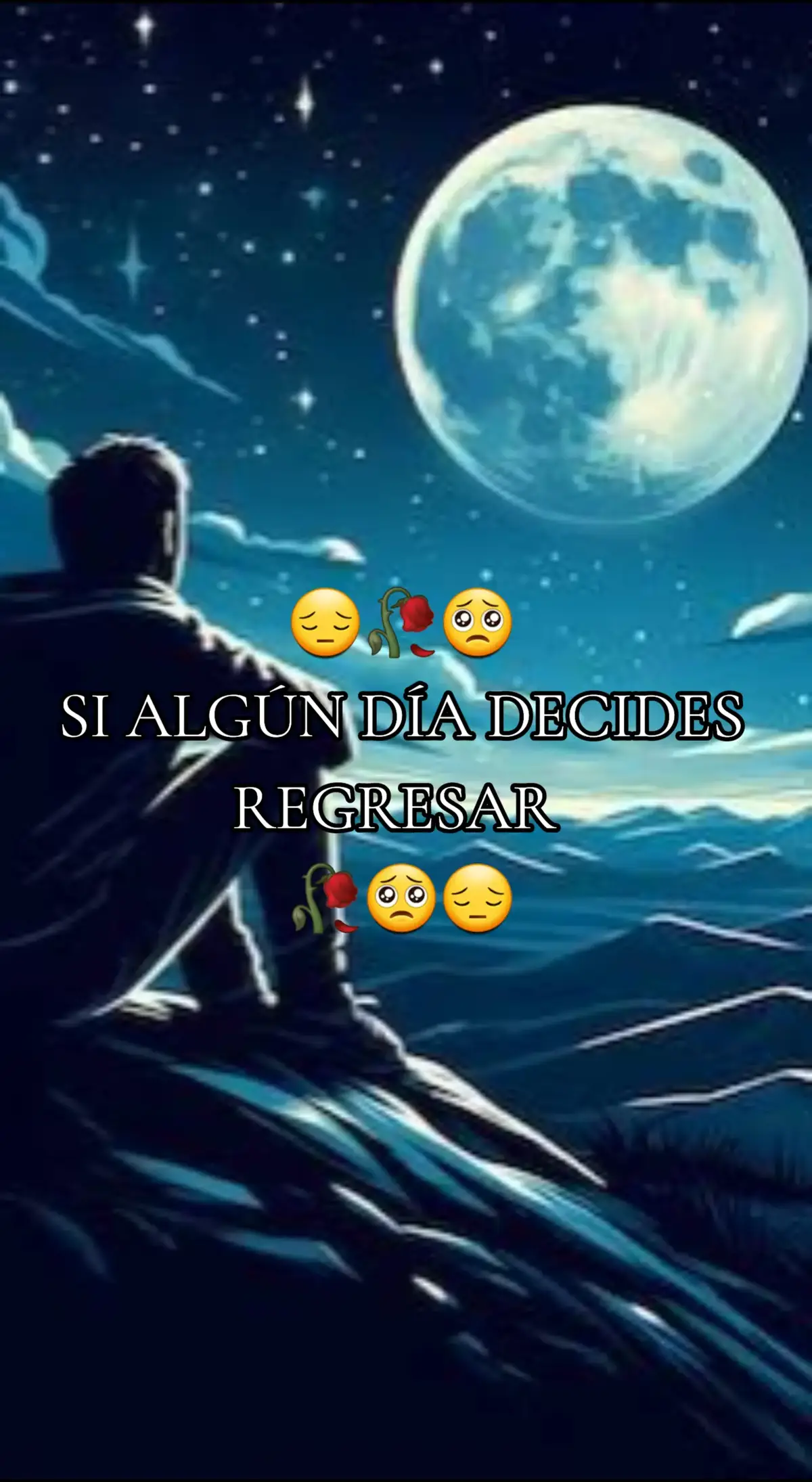 💌 SI ALGÚN DÍA DECIDES REGRESAR 🥀 Por si algún día decides volver 🥺 te invitaré un café y te contaré como a sido después de ti, te hablaré de todas esas noches que lloré y de cómo se iba la vida junto contigo 😔🫰Te diré que te extrañé a cada instante y al no ir a buscarte fue una de las partes más difíciles . ...... Te contaré de toda las veces que no te escribí un 