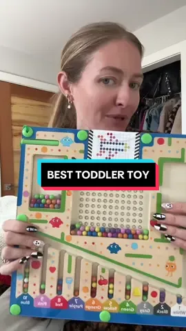The magnetic toy boards are great for keeping toddlers busy wherever you need! Money well spent!  #falldealsforyou #besttoddlertoy #popularkidstoys #magnetictoy #screenfreeplay 