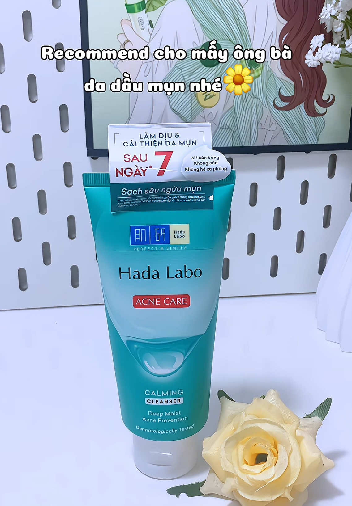 Sữa rửa mặt Hada Labo dành cho da dầu mụn nhạy cảm ✨#suaruamat #suaruamattrimun #suaruamathadalabo #hadalabo #skincare #sharethecare #xuhuong 