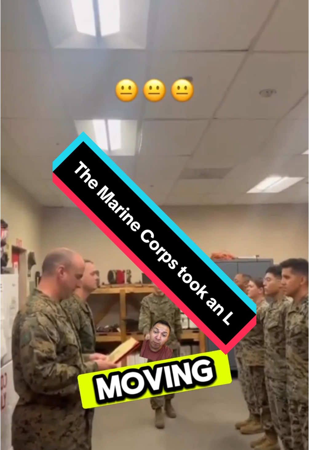 The Marine Corps really took an L here. #military #miltok #veteran #milspouse #army #marines #navy #airforce #basictraining #bootcamp #vivalavargas #greenscreenvideo 