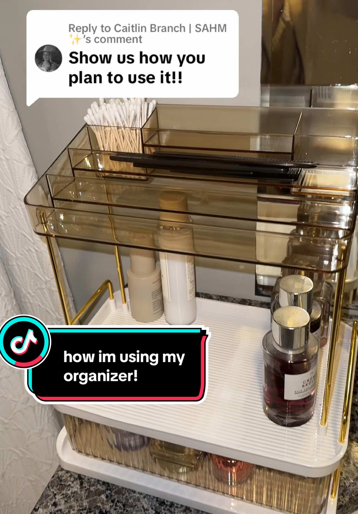 Replying to @Caitlin Branch | SAHM ✨ its so cute!!! #bathroomorganizer #HauntedHomeFinds #ScaryGoodDeals 