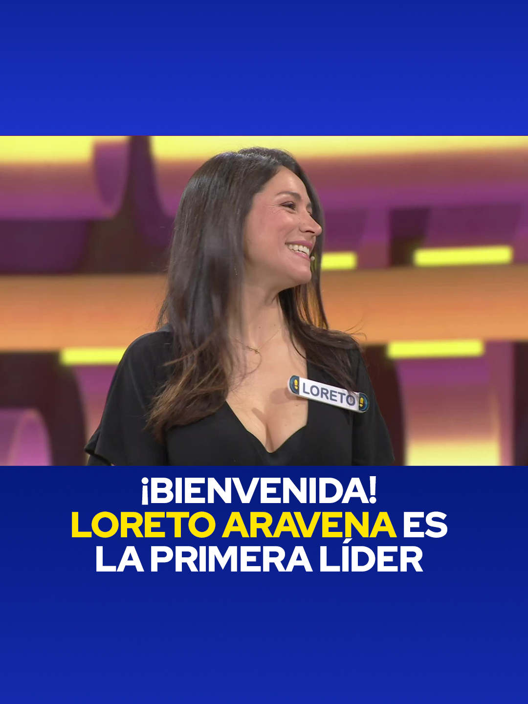 ¡Bienvenida! Loreto Aravena es la primera líder en #AhoraCaigoPrimeEnTVN. La intérprete tendrá que vencer a diez rivales para llevarse el premio del juego final. #AhoraCaigoEnTVN #fyp #parati #viral