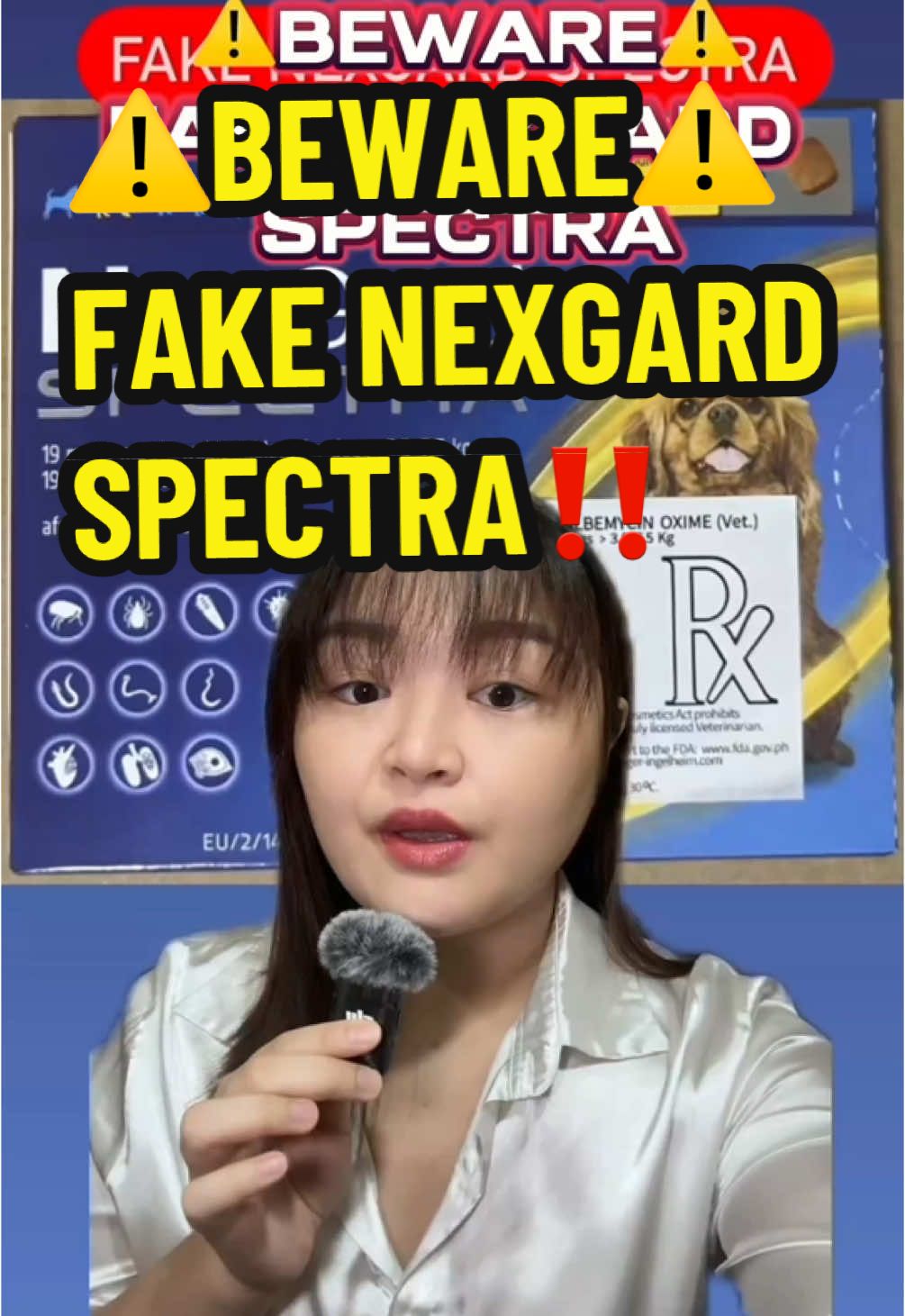 ⚠️BEWARE⚠️ FAKE NEXGARD SPECTRA‼️ Be attentive of the small details. Share this for awareness to other furparents‼️ #arahvirtucio #veterinarian #dogsofttiktok #dog #nexgard #nexgardspectra #creatorsearchinsights #philippines #LearnItOnTikTok #eduwow 