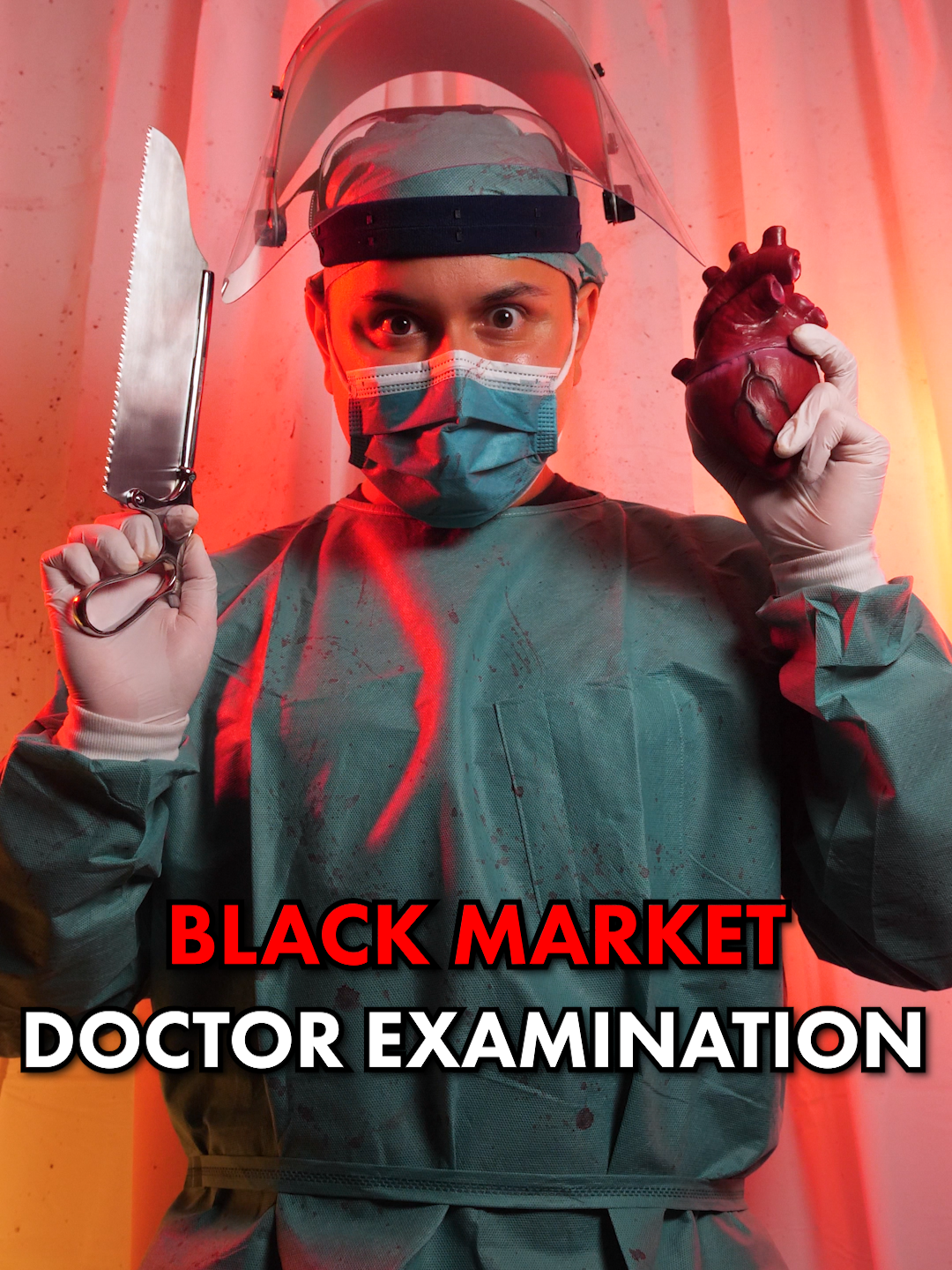 Black Market Doctor Examination 🎃 | #ASMR #doctor #cranialnerveexam #halloween #horror #spooky #scary #funny #acting #actor #whisper #sleep #asmrsounds #asmrvideo #asmrtiktoks #funnyvideo #relax #relaxing #satisfying