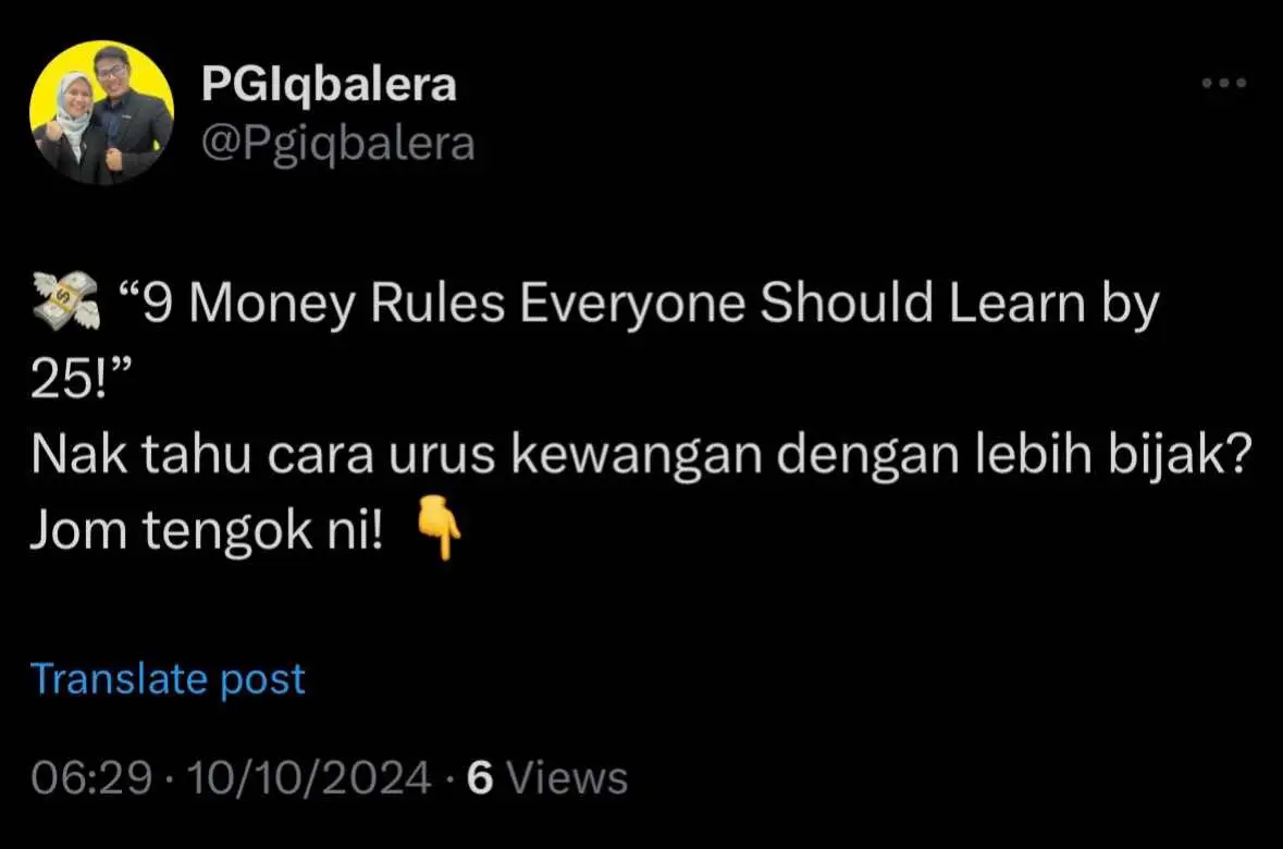 “Tak tahu nak mula macam mana urus kewangan sebelum umur 25? 🤔 Ini 9 peraturan yang boleh bantu korang! 🚀 Follow kami untuk lebih banyak tips kewangan #publicgold #bijakkewangan #kalisinflasi #publicgoldmalaysia #publicgoldindonesia #celikkewangan #danakecemasan #GAP #financialfreedom #moneytips 