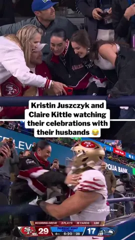 This is too good 🥹 #nfl #49ers #kittle #juszczyk 