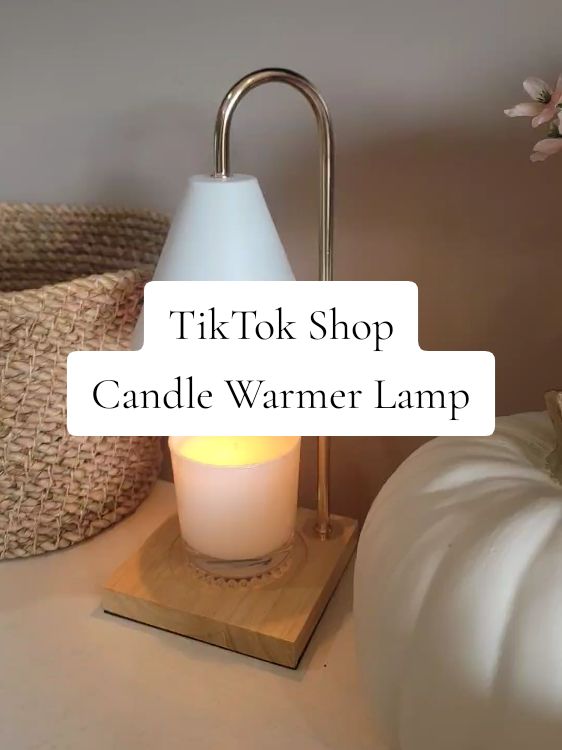 I'm OBSESSED with candle warmer lamps! #birthdaygiftidea #christmasgiftidea #cozy #lamp #candlelamp #candlewarmer #falldealsforyou #candlewarmerlamp 