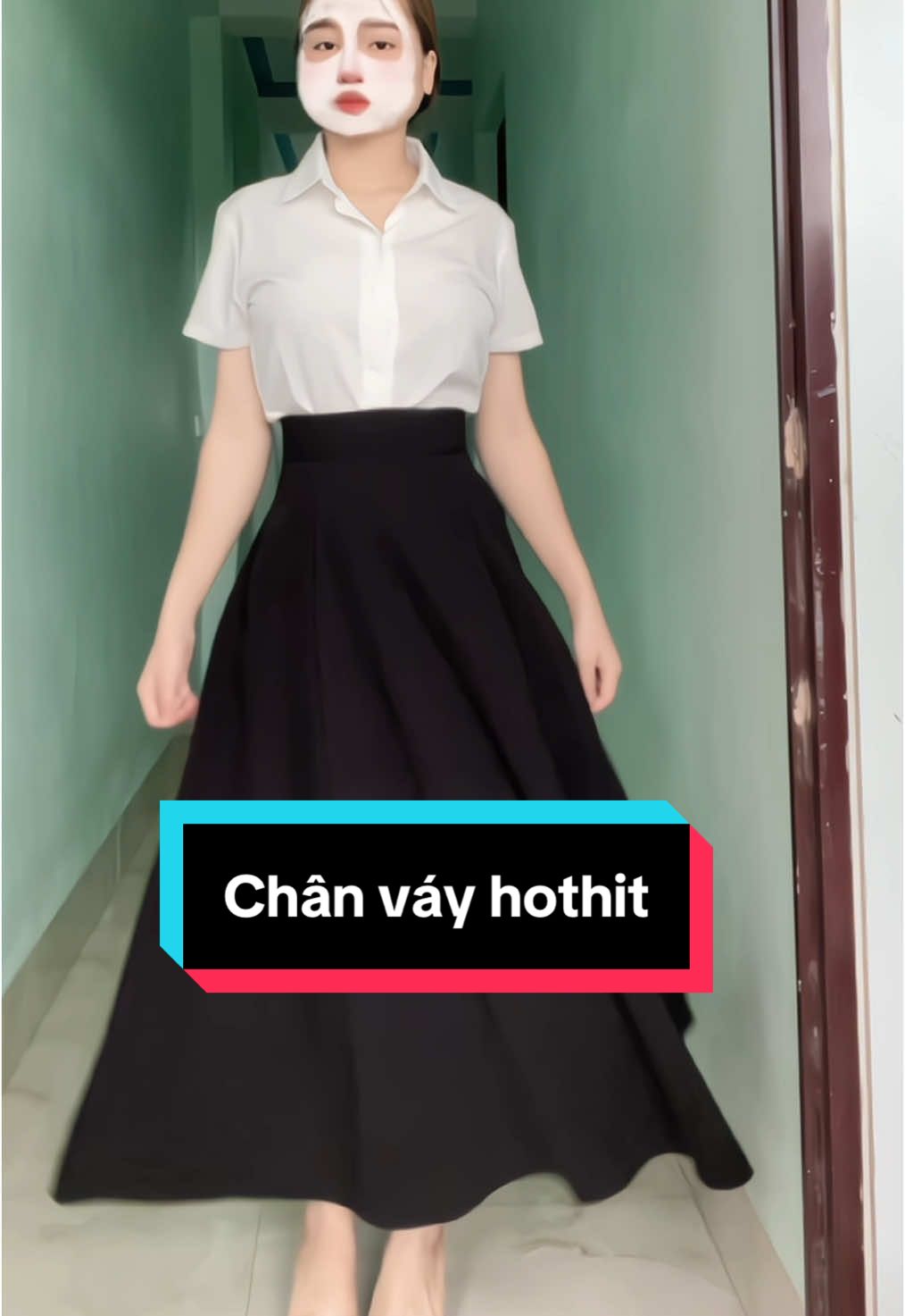 Em chân váy xoè bồng tôn dáng hack v2#xuhuongtiktok #thơitrangnu #chanvayxinh #chanvaydai #viral #phoidoxinh 