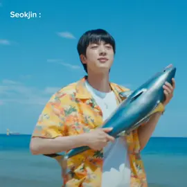 Capek bgt lihat Seokjin HAHA beda dari adek²nya ya 😭🤏