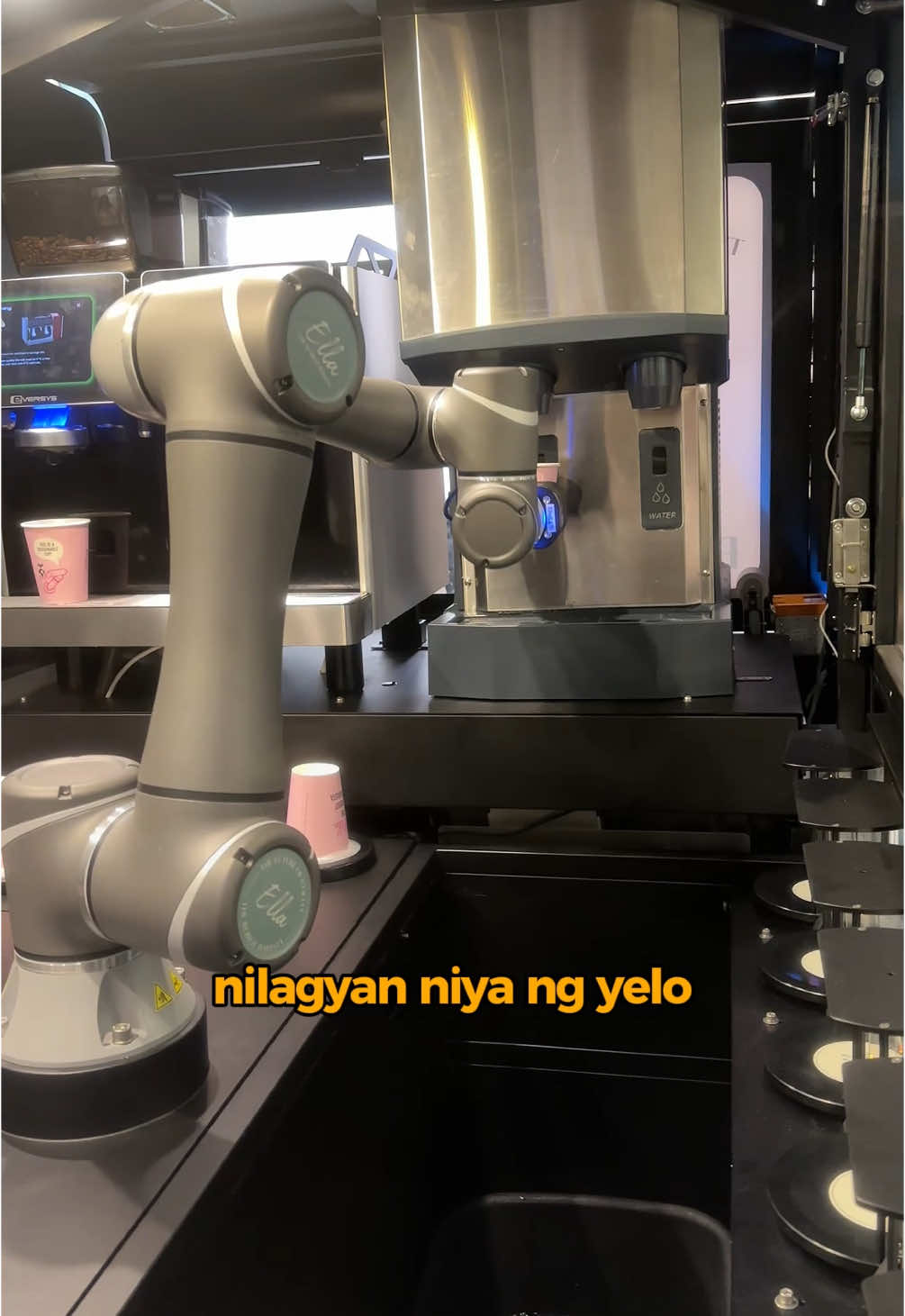 🇵🇭 Ella the 1st EVER Robot Barista in the Philippines (@Ella Ph) 📍Location: SM Megamall, Hall A - 2nd Floor 📍Other Location: BGC Clipp Center, Mezzanine Floor #fyp #meetella #meetellaph #robotbarista #robot #coffee #coffeelover #techtok #tech #philippines #longervideos #michikofoodie 