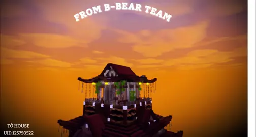 Mẫu nhà Trung Hoa miniworld với tone màu dịu dàng mùa thu. #miniworld #muathumini #bbearteam