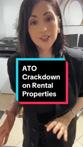 🚨ATO crackdown on rental properties!🚨#fyp #taxagent #taxadvice #tax #australia #aussietax #foryoupage 