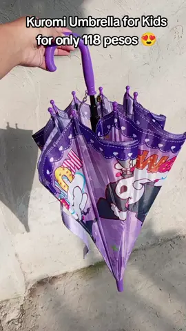 kuromi purple umbrella para sa mga kids 🥰 #kuromi #fypシ #fyp #f