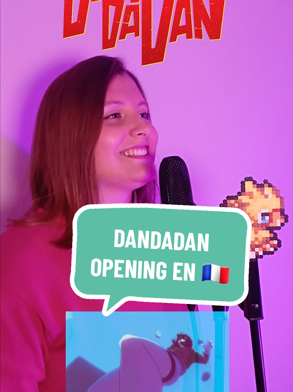 Le refrain c'est un COUP DE COEUR ♥️  et vous ? @Creepy Nuts  #dandadan #animecover #openinganime #anime #opening #animefr #mangafr 