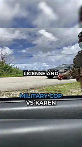 Military cop vs karen