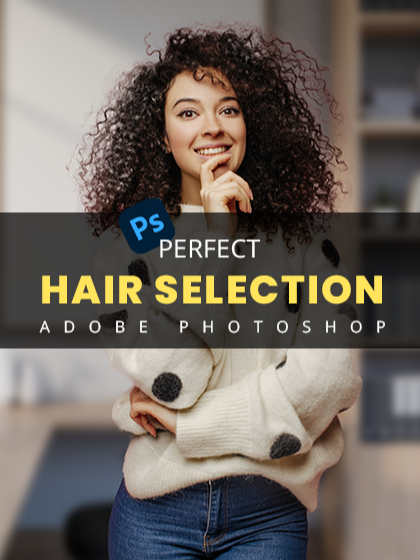 Perfect Hair Selection in Photoshop! #photoshop #tutorial #design #graphicdesign #adobe #adobephotoshop #learn #skill #for #viral_video #tips #editing #photoshoptricks #graphicdesigns #LearnOnTikTok #photography #photoshoptutorial #graphicsdesigner #graphic #skills