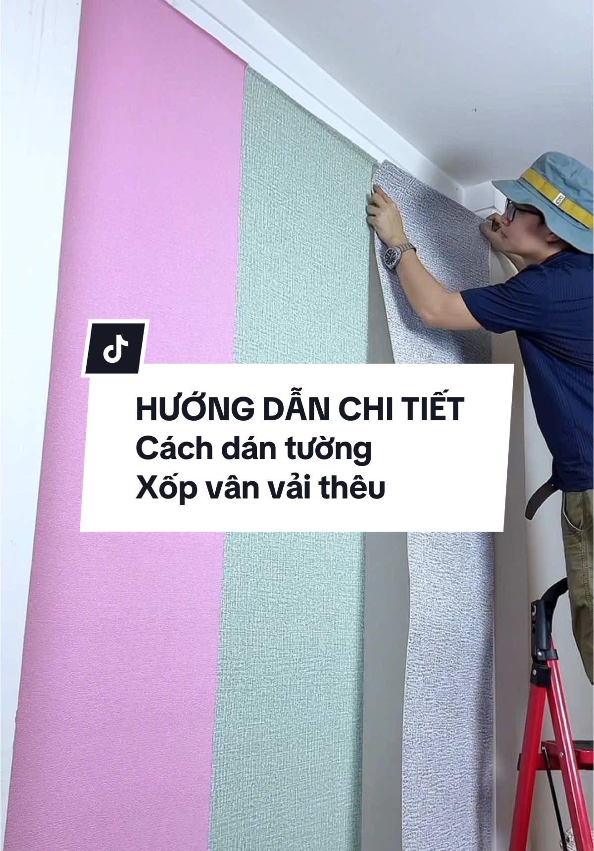 Với hi vọng anh chị em có tường mới đẹp hơn! Thì cách dán cực kỳ quan trọng! Anh chị em cố gắng xem lưu lại và dán đẹp nhất với chất liệu này nhé! #xopdantuong #giaydantuong #caitaonha #mittocao #decor 