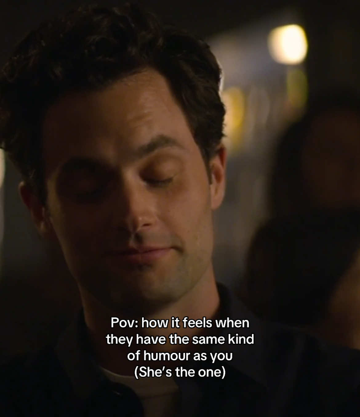 Being funny is so attractive omg | #fyp #fypp #joegoldberg #greenflags #girlfriend #boyfriend #Relationship #relatable #blush #blushing #attractive #funny #pennbadgley #viraltiktok #foryoupage 