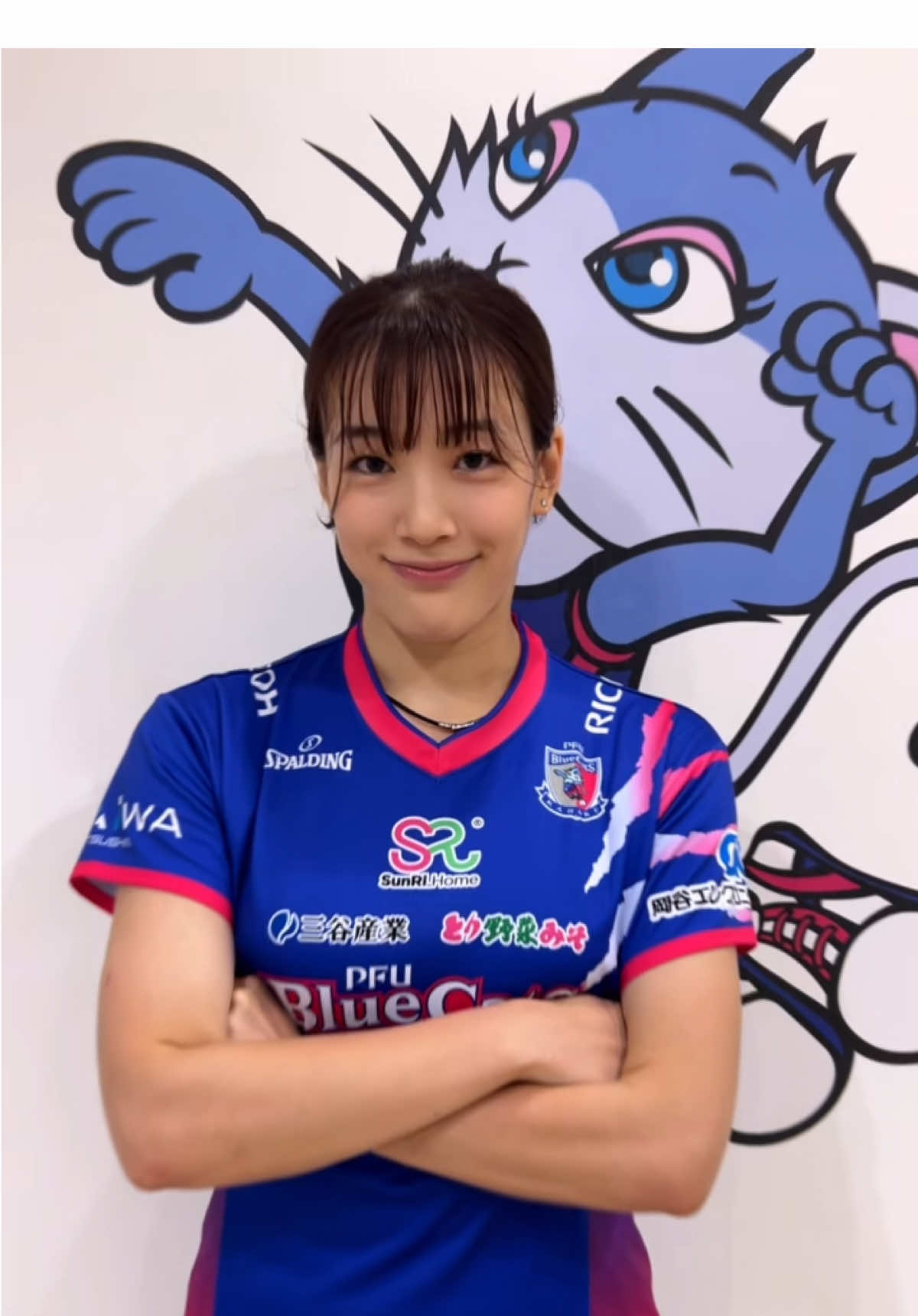 いよいよ明日女子大同生命SVリーグ開幕🔥 #pfuブルーキャッツ石川かほく #pfubluecats #大同生命svリーグ #バレーボール #SVリーグ #開幕 #がんばろう能登 #石川県#6 #沼ちゃん #沼った #高身長女子 #180cm #00 #ファンクラブ #募集中 #ユニフォーム#spalding #spongebobsquarepants  #spongebob #spongesqueezing 