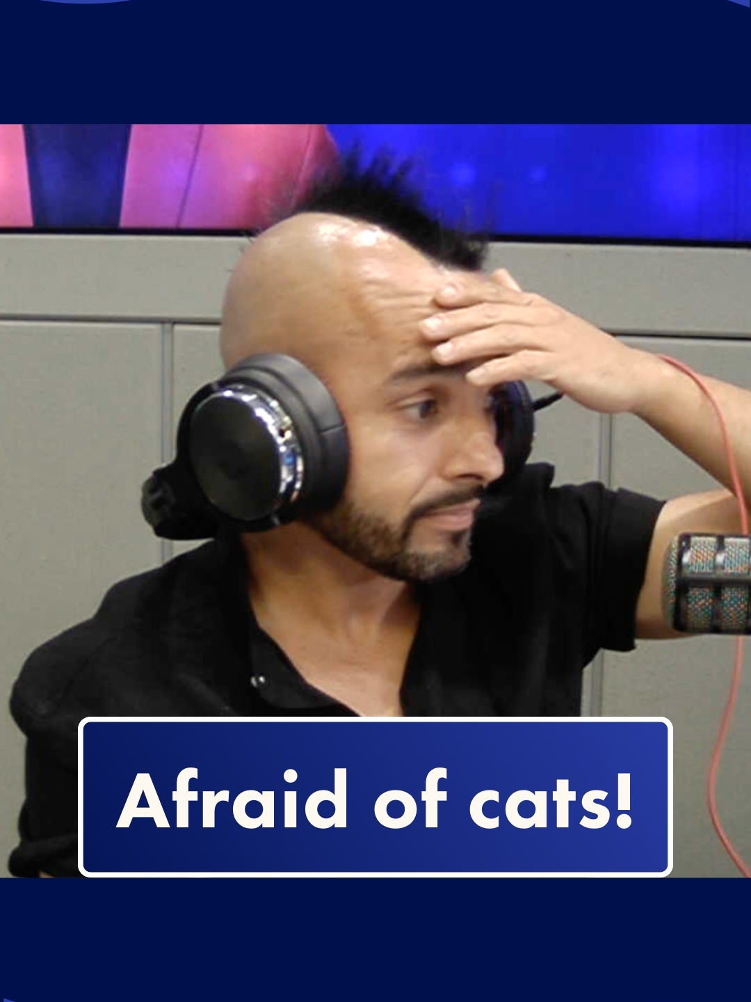 What's your greatest #fear? 😰a One listener told Carl Wastie about his fear of cats 😿