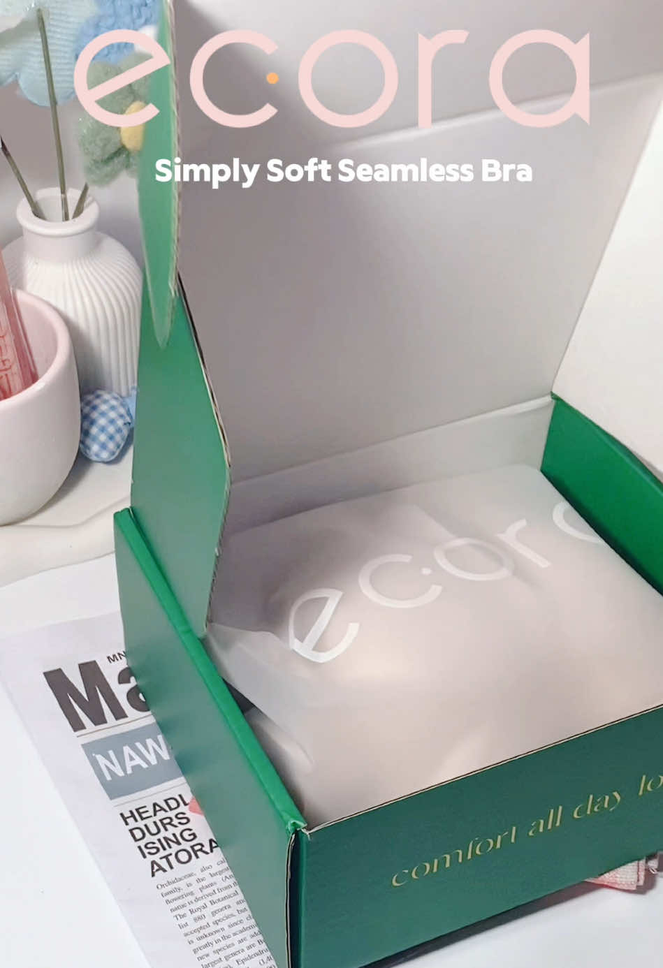 Buy now to experience the Simply Soft Seamless Bra of @ecora_official 😌💞 #ecoraph #simplysoftseamlessbra #redefinecomfort #ugc #ugccreator #fyp #fypシ゚viral 