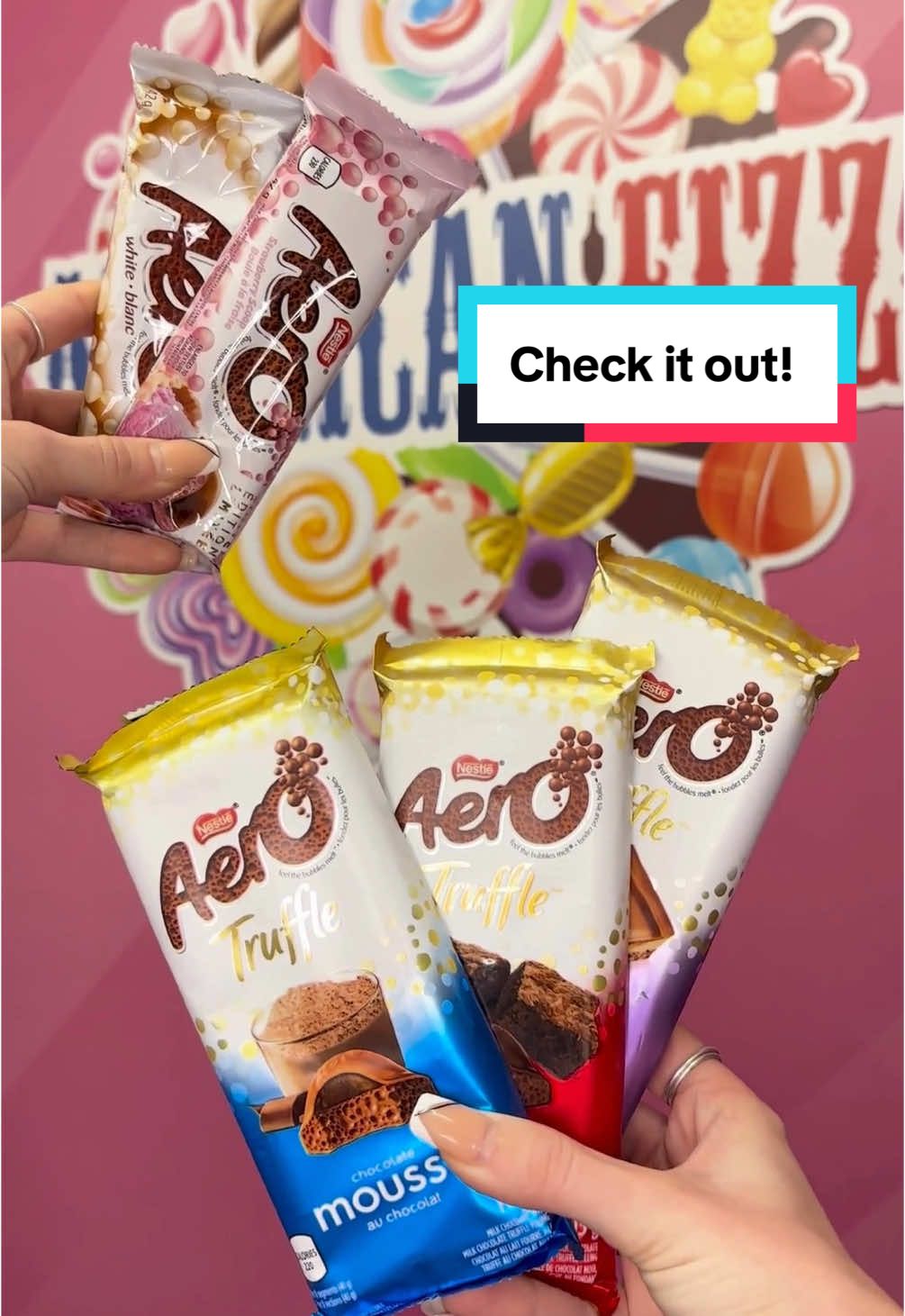 TAKE A LOOK AT OUR NEW AERO BAR RANGE👀👆 #trending #fyp #aero #chocolate 