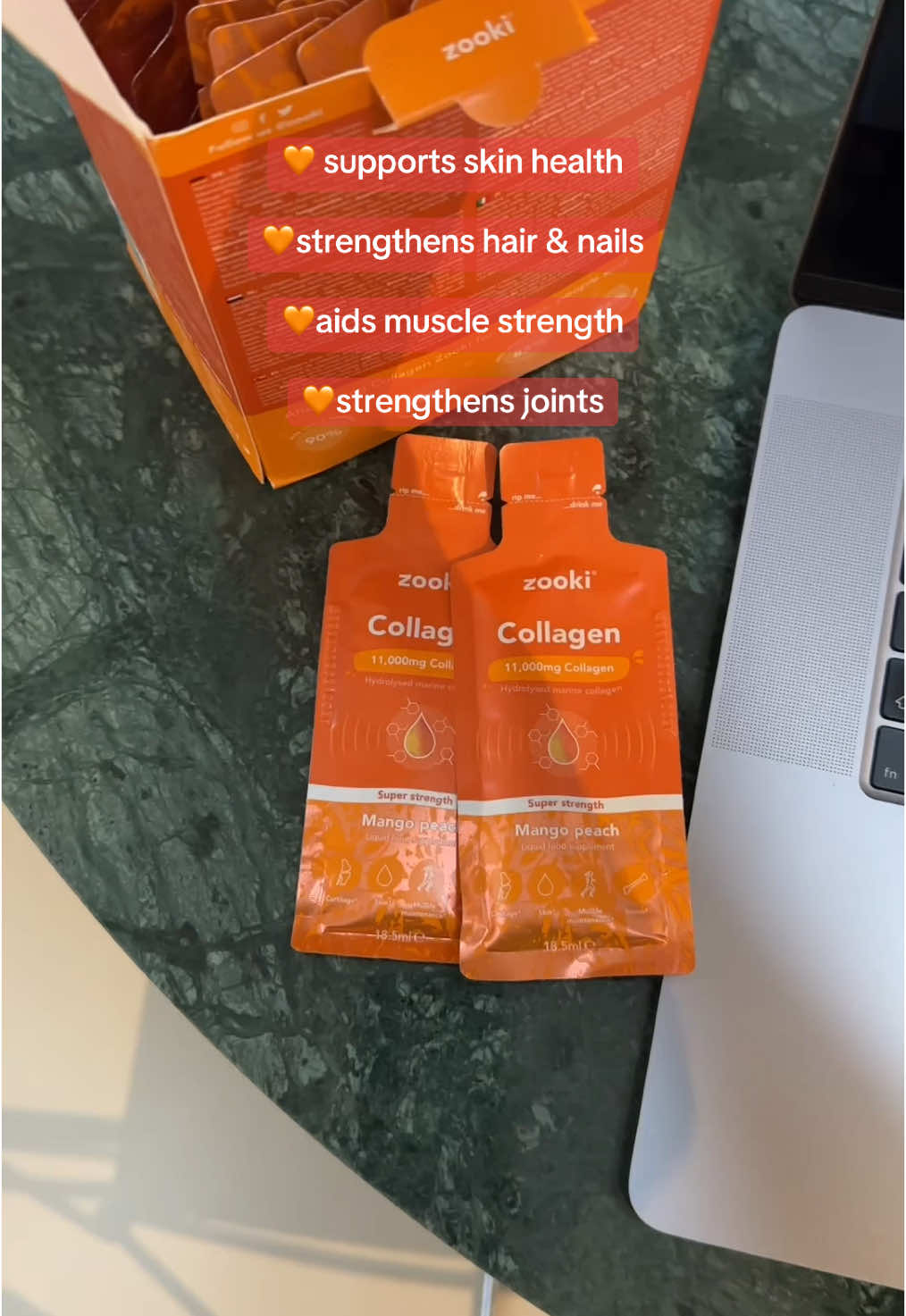 The benefits are endless 💁‍♀️ #zooki #marinecollagen #teamzooki 