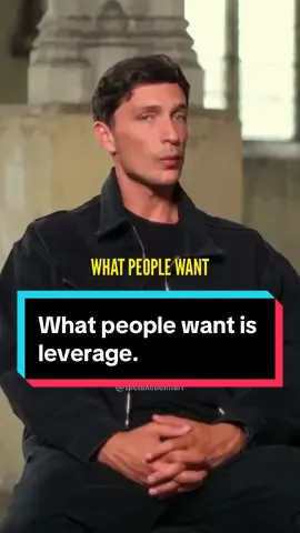 What people want is leverage. #foryou #people #leverage #money #freedom #debt #lukebelmar 