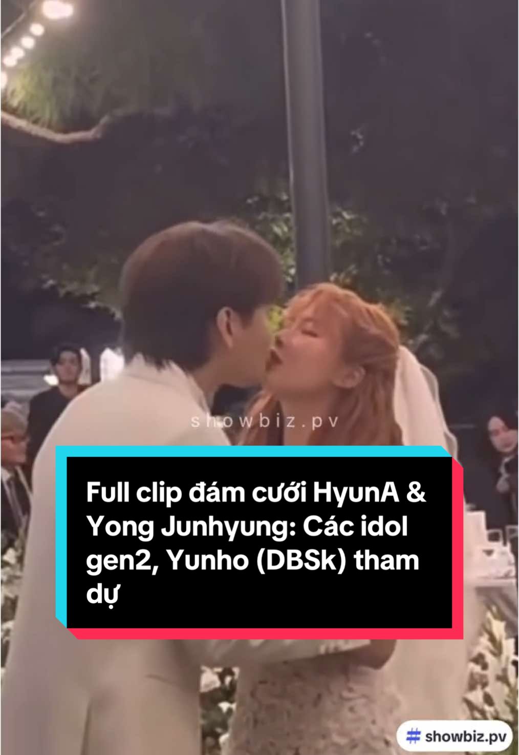 Full clip đám cưới HyunA & Yong Junhyung: Loạt idol Gen2, Yunho (DBSK) tham dự #hyuna #yongjunhyung #현아 #용준형 #beast #4minute #비스트 #dbsk #yunho #kahi #kahiafterschool #jokwon #2am 