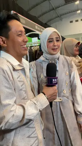 Jakarta Muslim Fashion Week 2025 . Couple yang dipakai teh Risty Tagor & Ang Sharly bisa PO disini 🩵 . #chsyari #chbusinessofficial #althafunissasyari #ristytagor #jmfw2025 