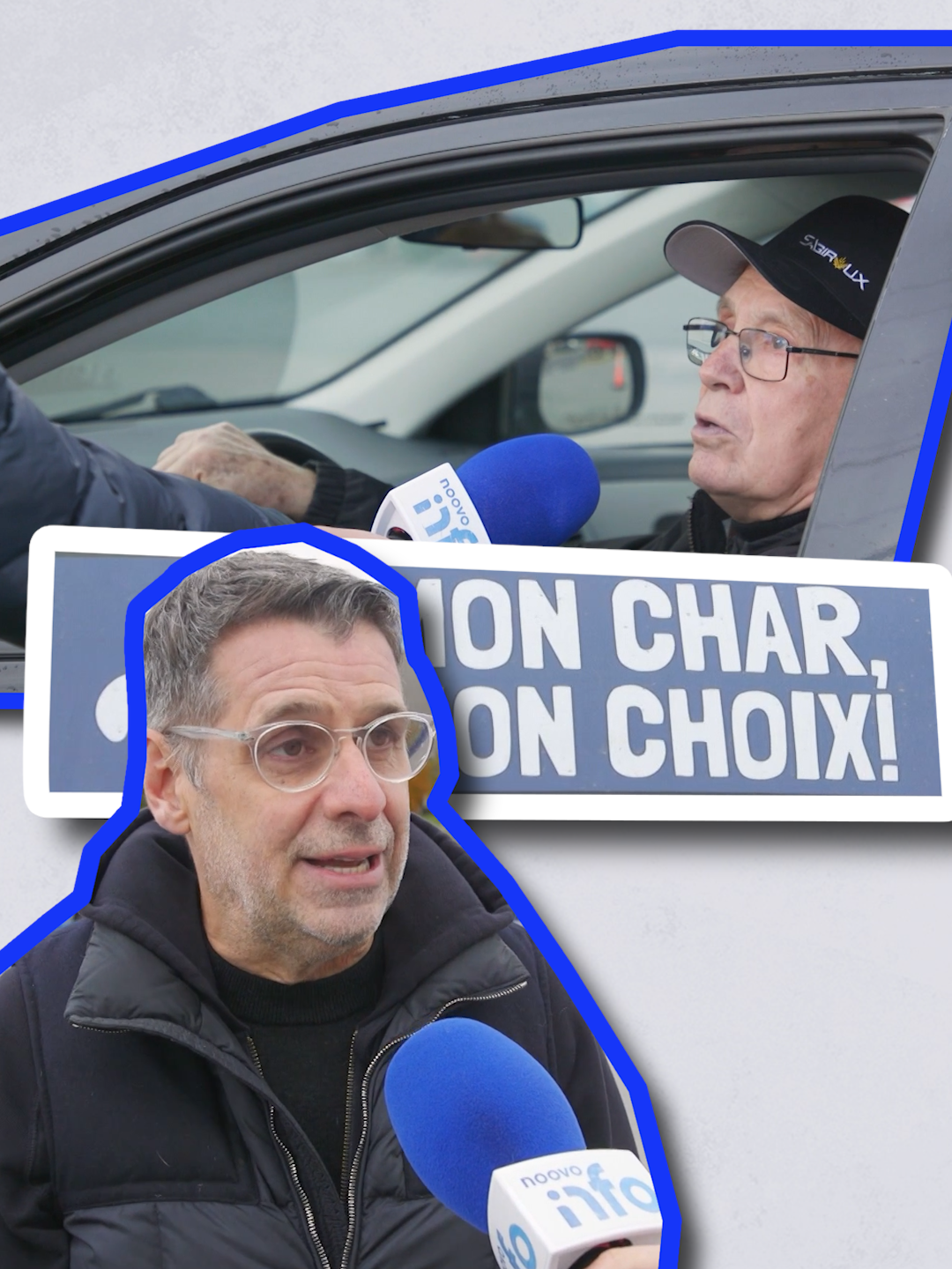 Mon char, mon choix... c'est le nouveau slogan du Parti conservateur du Québec qui espère voir le gouvernement reculer sur la vente exclusive de véhicules électriques dans le neuf à partir de 2035. Et la nouvelle idée du parti pour promouvoir le slogan? Des autocollants pour voitures. ☝️