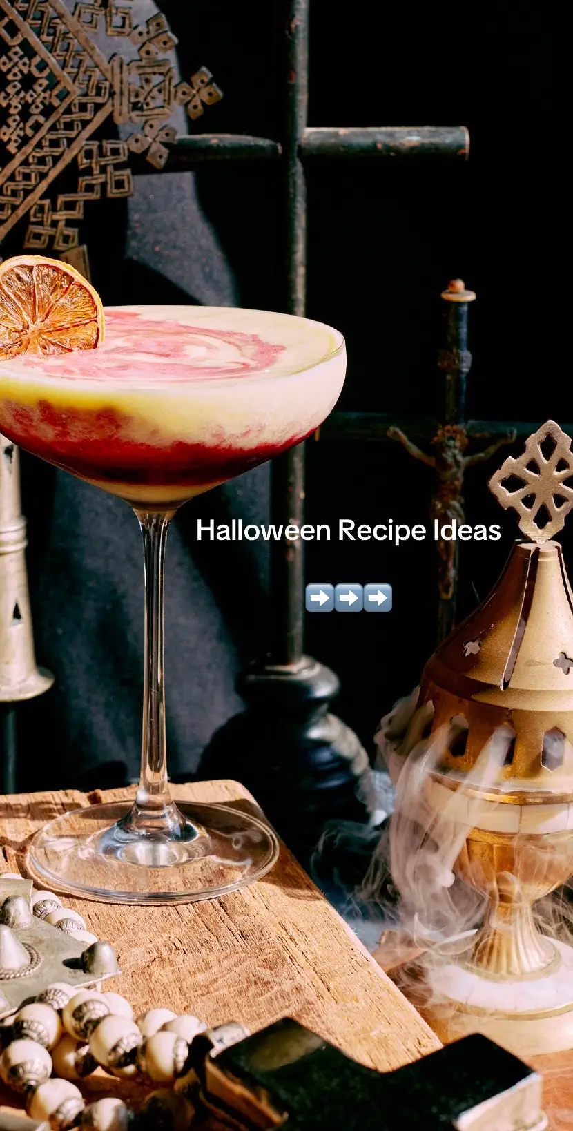 Taking some drink recipes from my book Pretty Simple Cocktails that can be perfectly ghoulish for Halloween this year