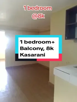 This 1bedroom is worth every shilling. For kes8,000 you can live less than 10min from Sunton stage. 🔶Note: Viewing Fee is ksh1,500. 🌍 Location: Kasarani. Amenities ✅Compact kitchen area. ✅Great balcony view. ✅Well maintained. environment. 🚿Consistent water pressure ✅Tight security.🔐 ✅Great ventilation ✅Clean environment Call or Whatsapp for viewing and for more information. #parrotrentals #bedsitterkasarani #bedsitterdonholmn #1bedroomdonhom  #bedsittermwiki #1bedroommwiki #1bedroomutawala #1bedroomkangundoroad #1bedroomkasarani #1bedroomnairobi #1bedroomembakasi #1bedroombypass