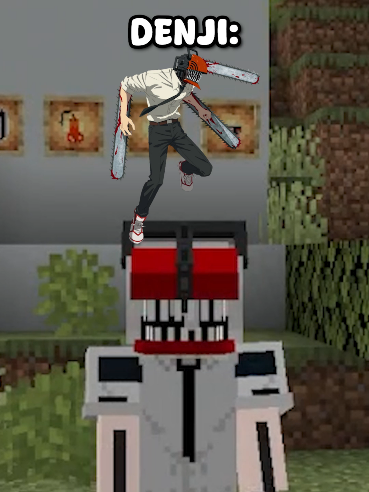 ESTE ES EL MEJOR MOD DE CHAINSAW MAN MINECRAFT  #Minecraft #chainsawman #chainsaw #denji #pochita #makima #mc #java #bedrock #minecraftjava #minecraftmods #anime