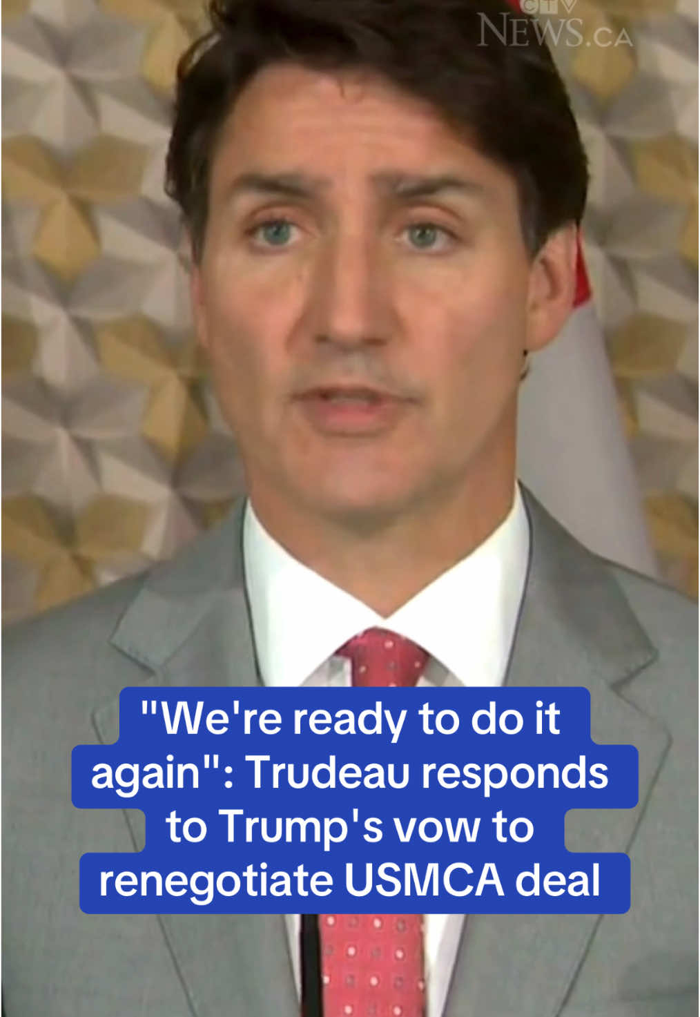 Prime Minister Justin Trudeau says that if the next U.S. president re-opens trade negotiations for the United States-Mexico-Canada Agreement (USMCA), Canada will prioritize its own interests. #trudeau #trump #canada #us #news 