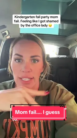 And let me just say - for the safety of the students, i 💯 understand the importance of background checks. Im more frustrated with how it was handled and feeling bad for my kiddo. #endrant #momfail #momfails #fallparty #schoolparty #volunteer #MomsofTikTok #momsoftiktokclub #momsofkindergarteners #fyp #fyf #frustration #frustrated #frustrating #whocanrelate 