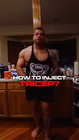 How to do a tricep injection