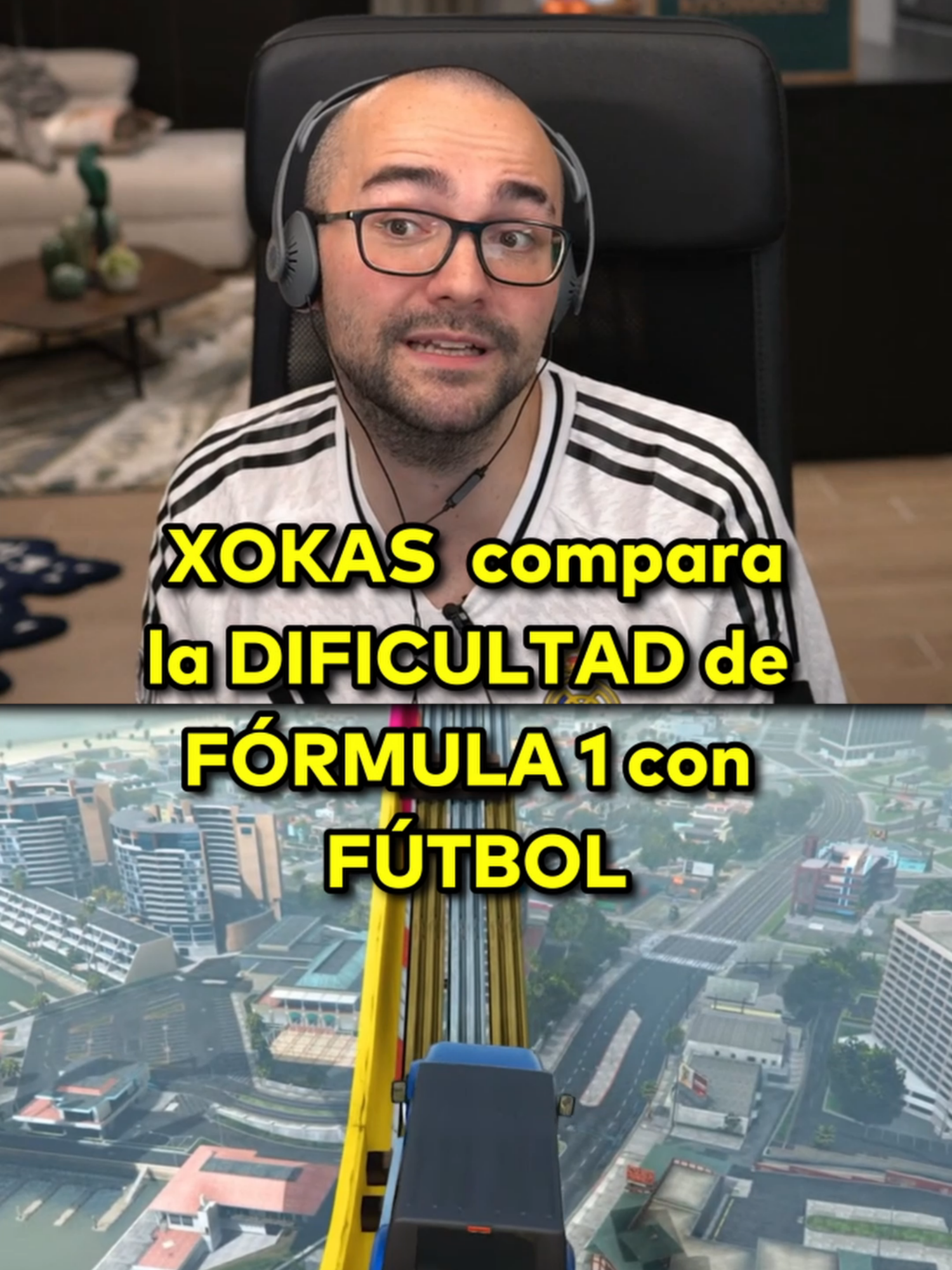 XOKAS compara la DIFICULTAD de FORMULA 1 con FÚTBOL #elxokas #twitch #fyp #parati