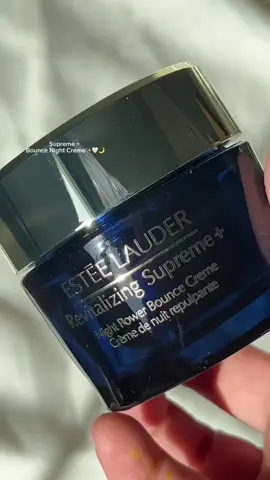 Estée Lauder Revitalizing Supreme + Night Power Bounce Crème✨🌙🤍 The perfect addition to your nighttime routine🌙🌙 Thank you @Estée Lauder @EsteeLauder @Community X SEEN  🤍 #EsteeLauder #GiftedbyEsteeLauder #RevitalizingSupreme #NighttimeSkincare #Communityxseen