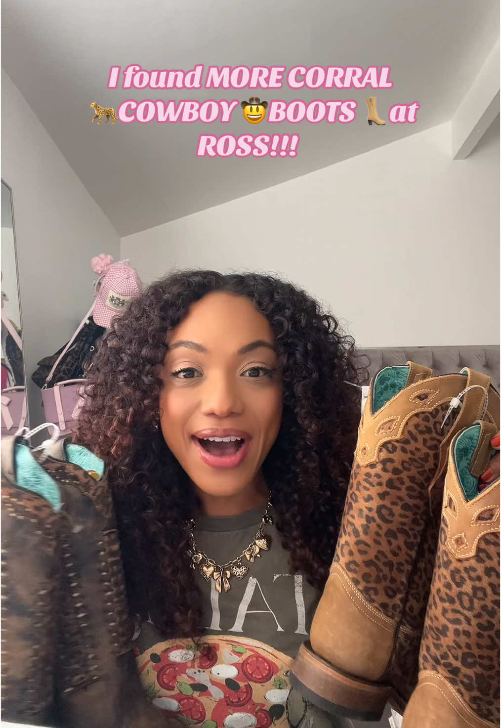 And I don’t wanna hear that these are better than the ones I have 👀 because absolutely not I Love my Glitzy Corrals…if anything they’re just as cute! 🥰❤️ lol @Ross Dress for Less @Corral Boots #rossfinds #corralboots #cowgirlboots #cowboyboots #boots #fall #haul #shopping 